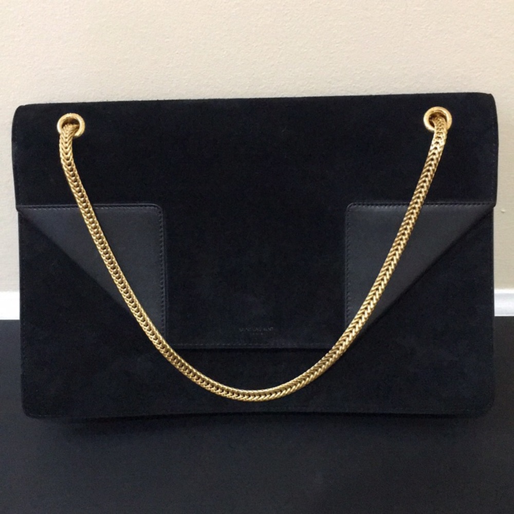 Saint Laurent Classic Medium Betty Bag Black Suede